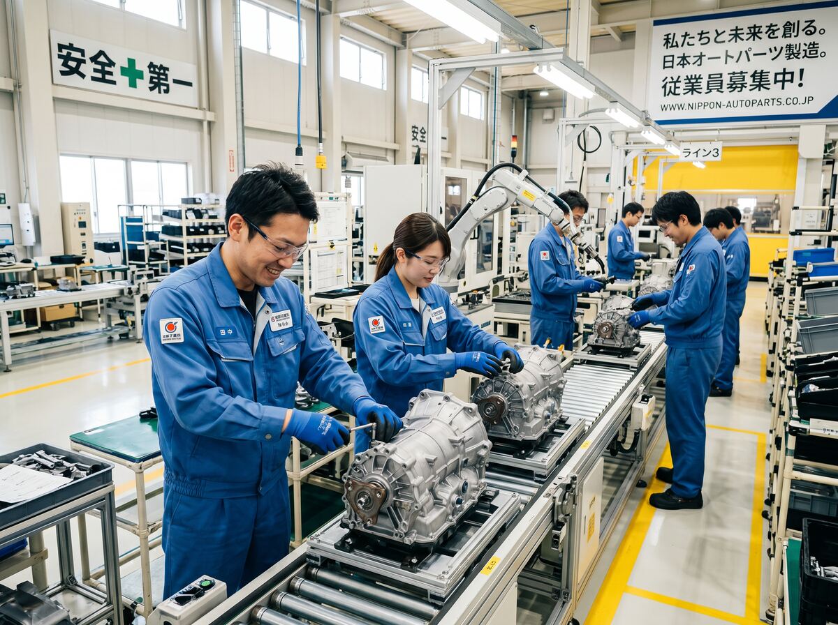 未経験OK!自動車部品の組立スタッフ