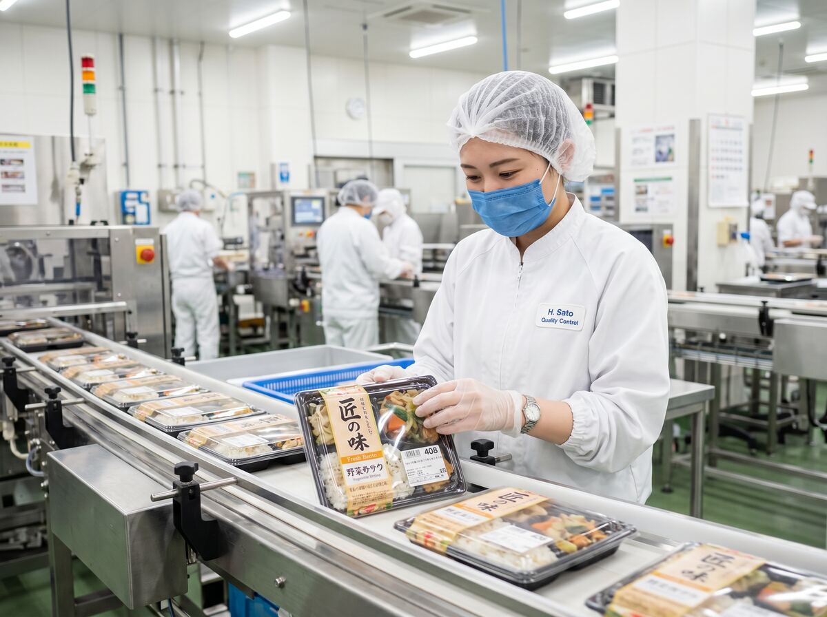 大手食品工場の検品・検査スタッフ